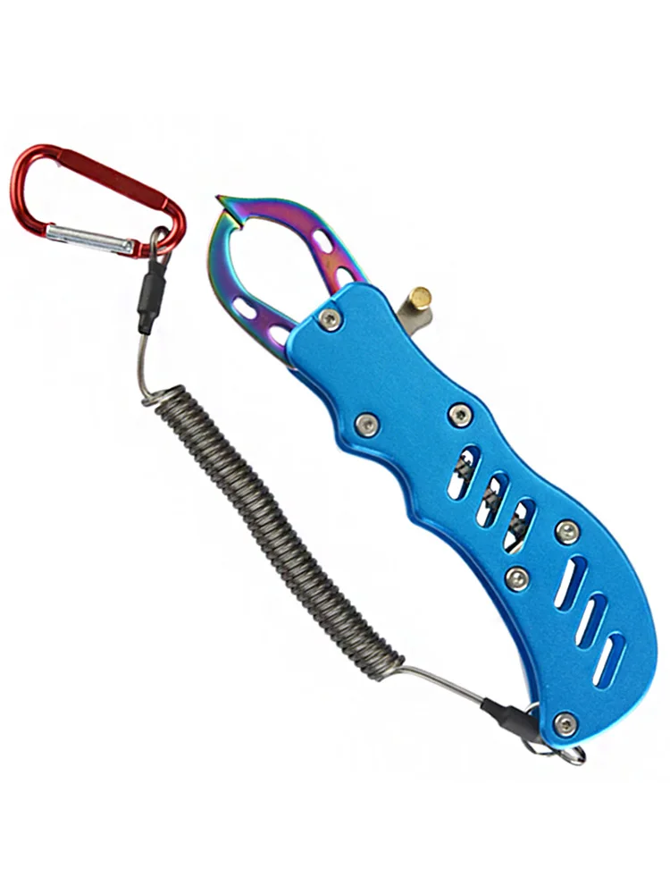 

Color Titanium Upgrade Model Fishing Grip Fish Gripper Stainless Steel and Aluminum Alloy Fish Grip Fishing Tools Fishing