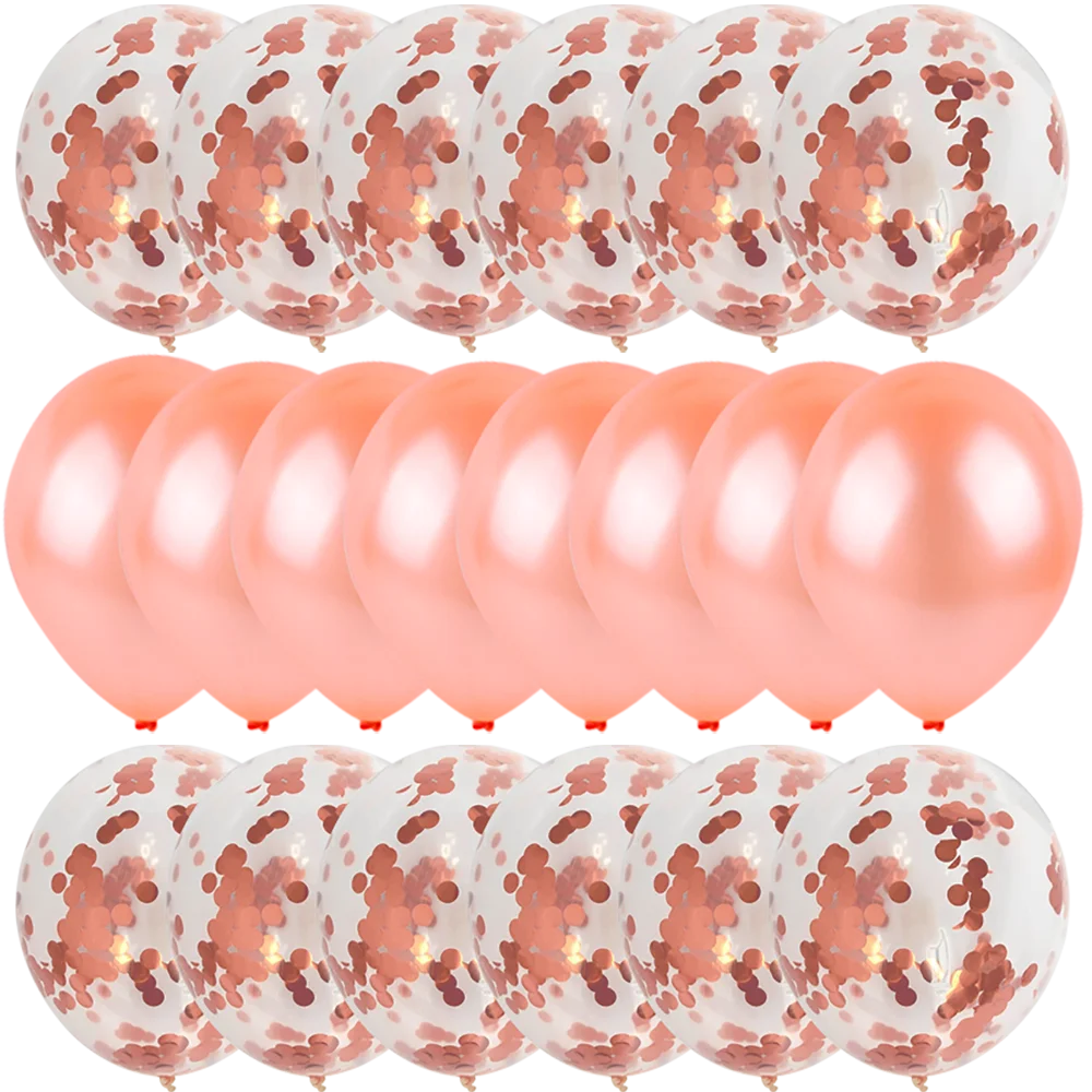 Конфетти и латексные шары деко день рождения баллон гелий День Рождения
