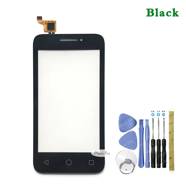 Высокое качество 4,0 ''для Alcatel One Touch Pixi 3 4013D 4013 OT4013 ЖК-дисплей с сенсорным экраном дигитайзер сенсор - Цвет: Only Black Touch