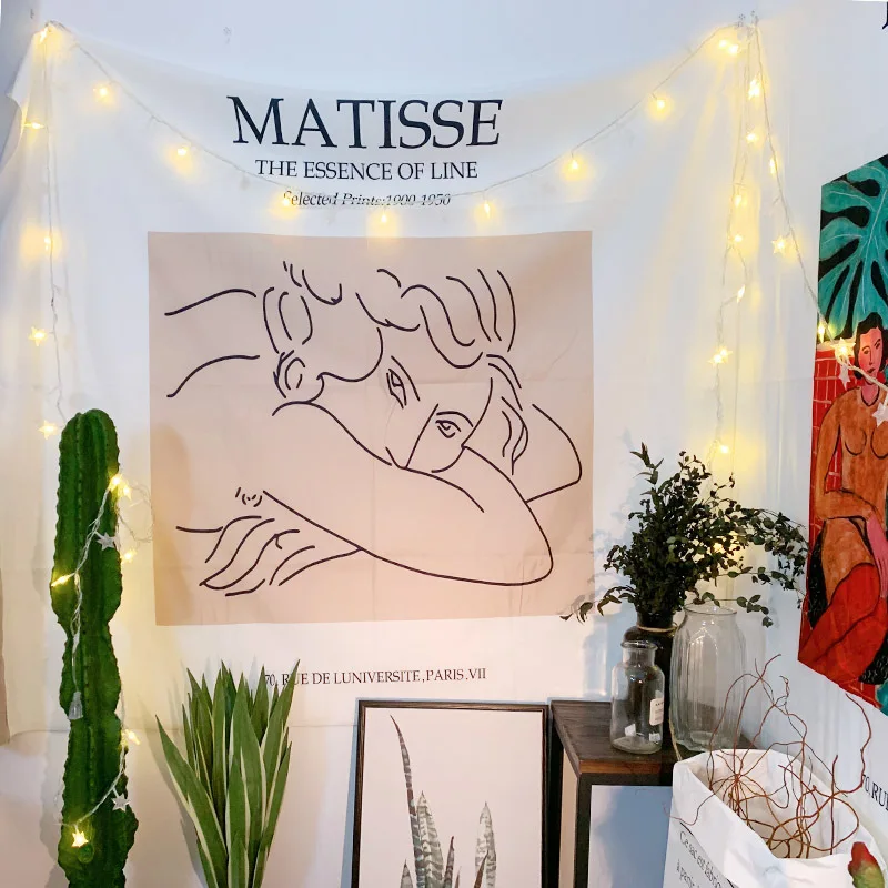 Красивый привлекательный женский настенный гобелен с мандалой Дорожный Коврик