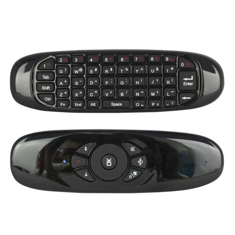 C120 2 4G беспроводной пульт дистанционного управления Air mouse с двусторонней