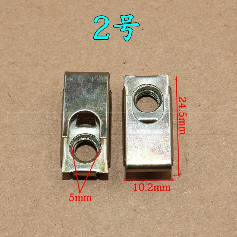 Автоматическая пластина самонарезающийся винт U зажим железная база пряжка