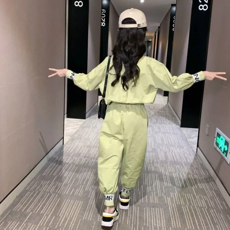 Elegant Spring Autumn Baby Boys Girls Set Kids Sweatshirts +Pants Sport Tracksuit Teenage Children Clothing Suit High Quality