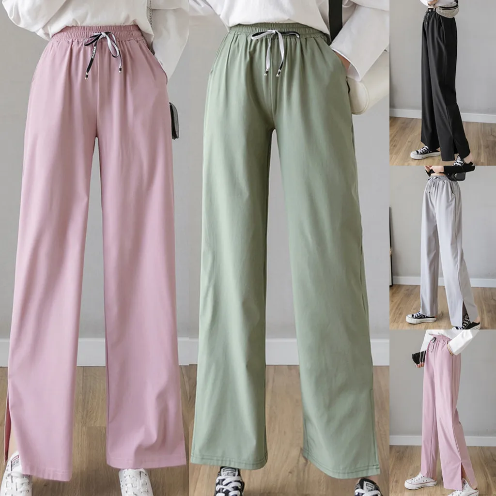 Женская обувь на каждый день спортивные штаны боковые Разделение дышащий ремень