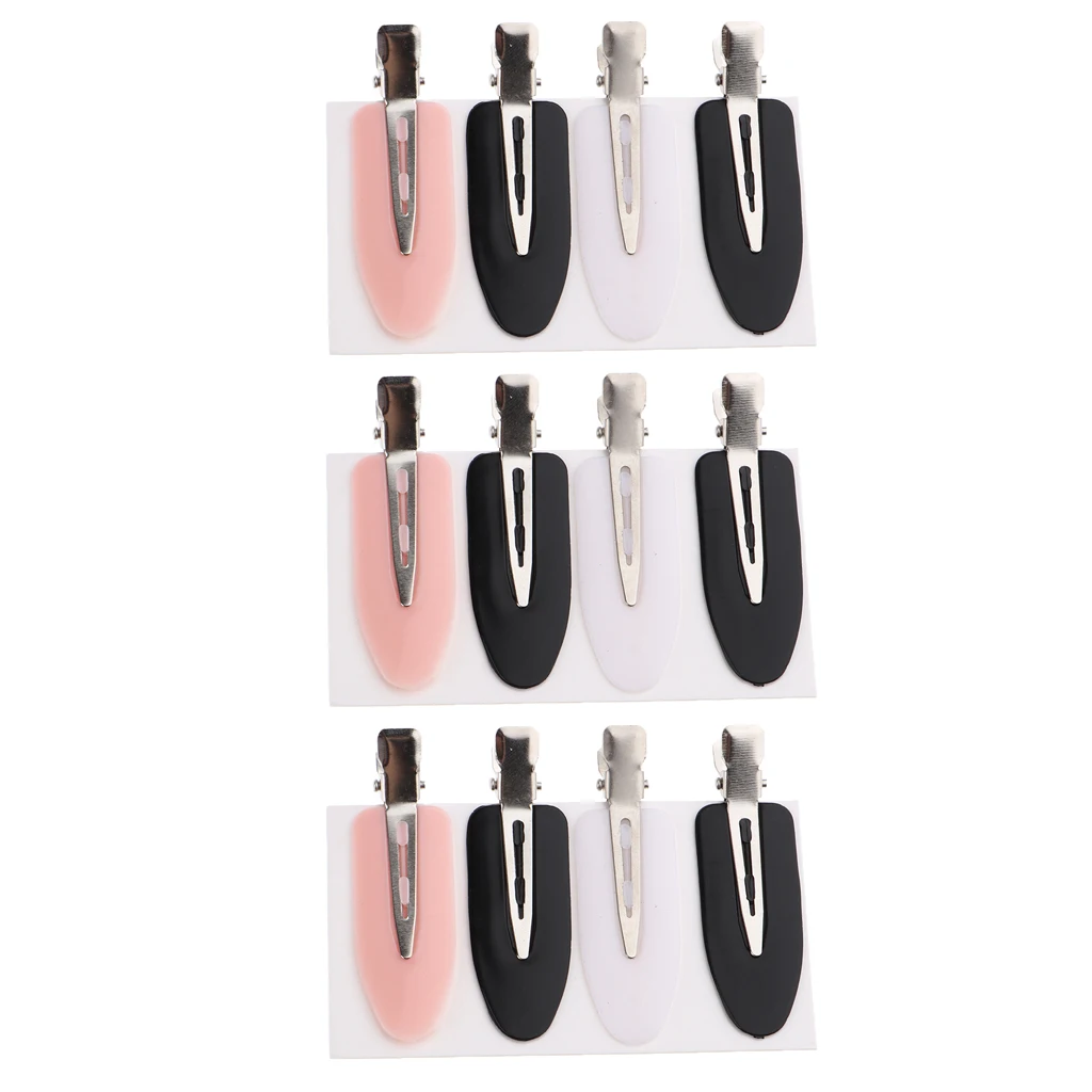 12 шт. заколки для волос челки без изогнутых отметки завивки макияжа аксессуары