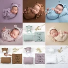 3 шт.компл. Детская шапка-подушка для новорожденных реквизит для фотосъемки младенцев аксессуары для фотосъемки