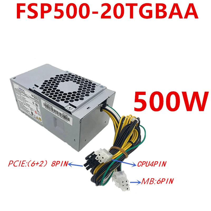

Новый оригинальный блок питания для Acer 6Pin 500 Вт, FSP500-20TGBAA/B PA-1181-10AC 10AB