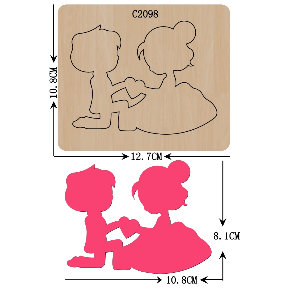 

Новый деревянный штамп для скрапбукинга с надписью Love boy girl C2098