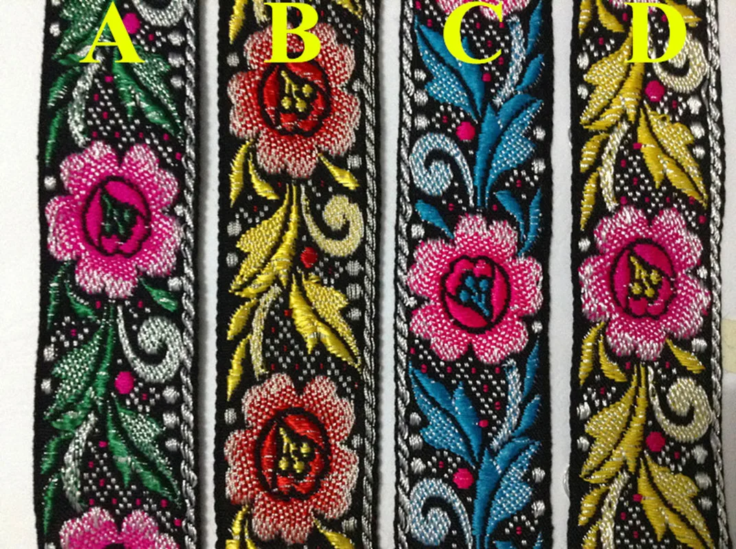 2 8 см в национальном стиле однолицевая окрашенная пряжа жаккардовая лента