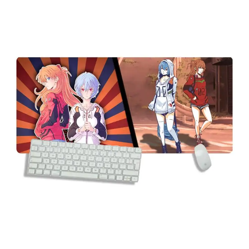 

Neon gensis Evagenlion Anime Large Keyboards mousepad Desk Table Protect Game Office Work Mouse Mat pad Non-slip Laptop Cushion