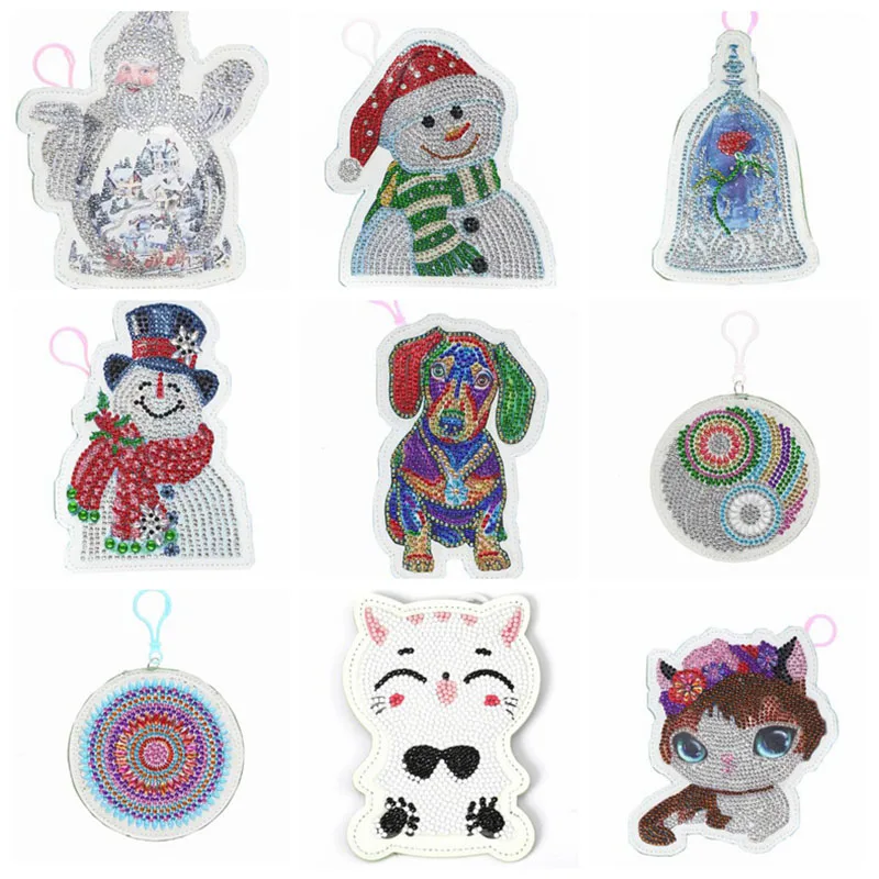 Сделай Сам Полный Санта Клаус дрель алмазного живопись бумажник сумка