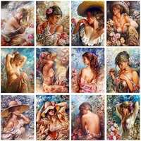 figure portrait arts and crafts kit for adult woman girl jewel cross stitch mosaic diamond painting embroidery poster home decor
