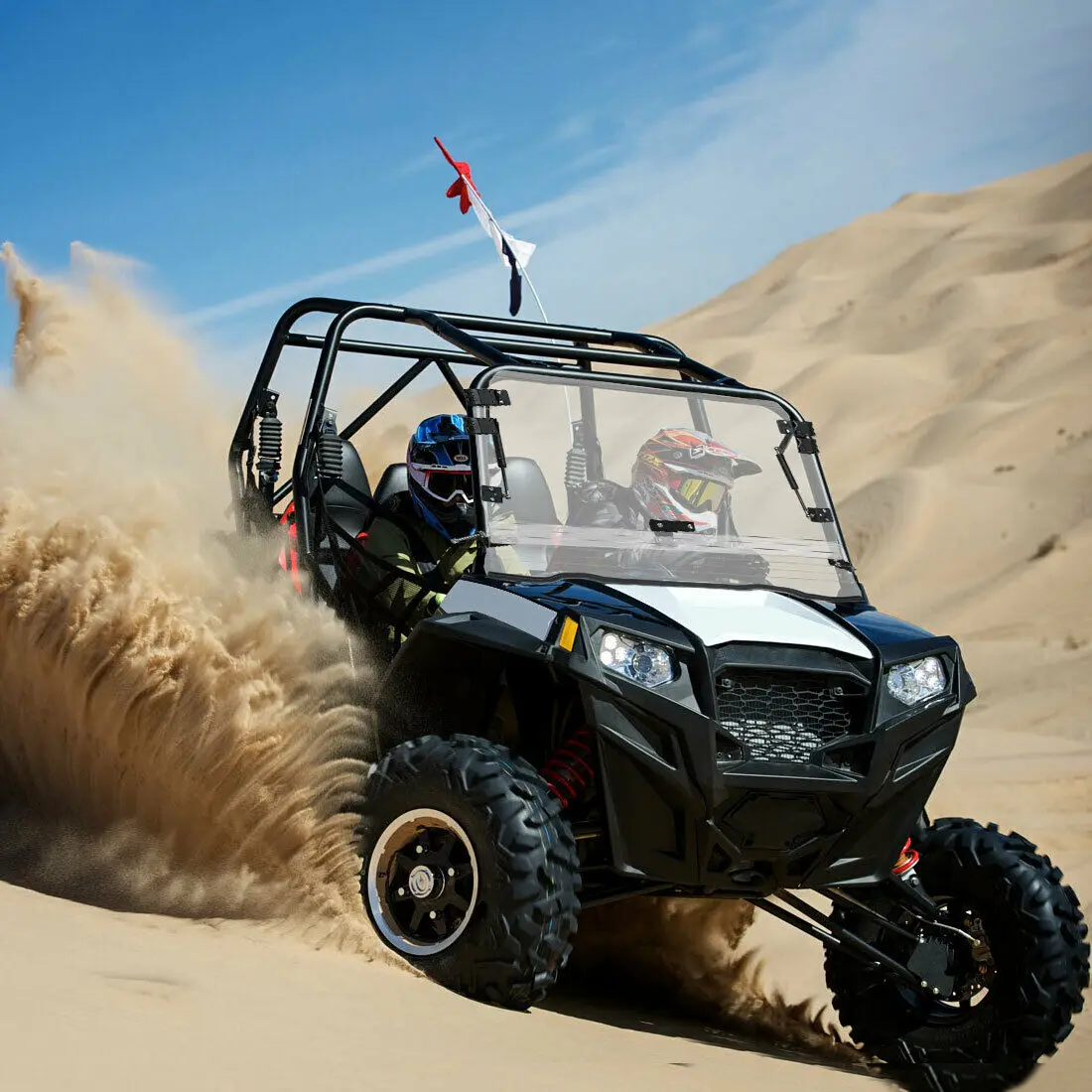 KEMIMOTO UTV флип лобовое стекло для Polaris RZR 4 S 900 RZR S/XP 1000