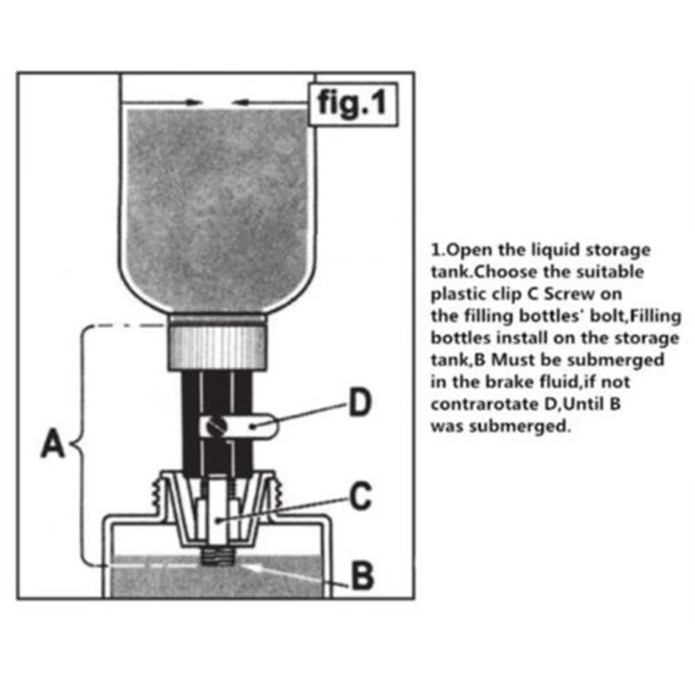Автомобильный Ручной пневматический тормозной жидкостный спускной инструмент в