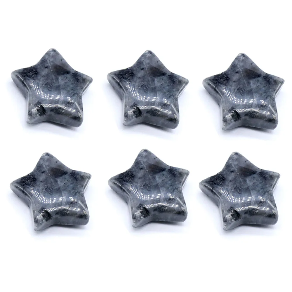 

Natural ShimmerStone Fashion five-pointed star no hole pendants for jewelry making Accessories Wholesale 6pcs/lot free shipping