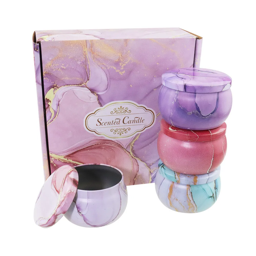 

Candy Candle Tea Can Tin Jars DIY Making Kit Empty Metal Container with Lids Holder Organizer Storage Case for Dry Spices