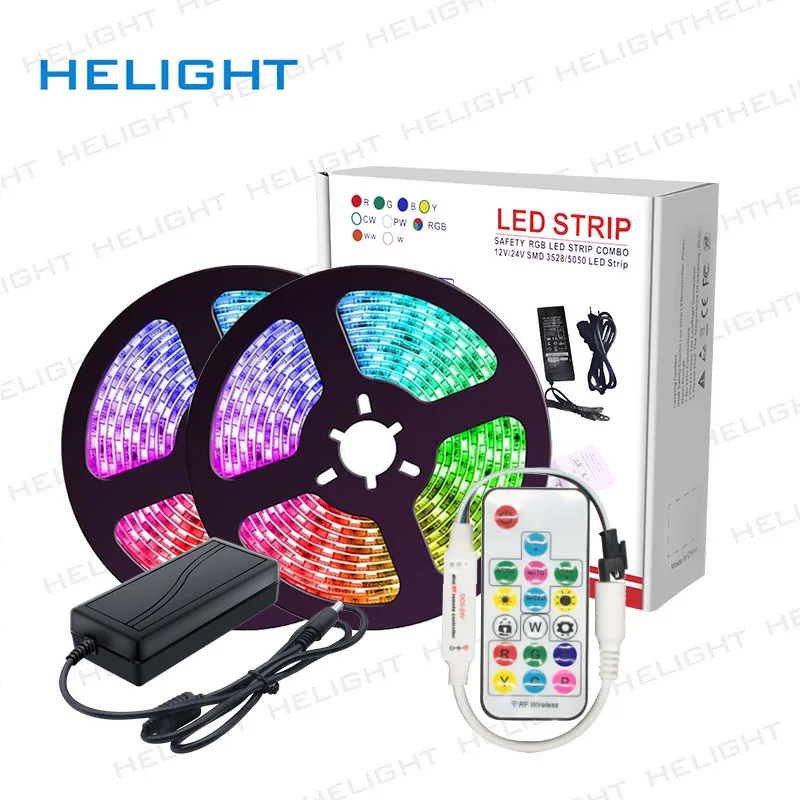 Светодиодная лента WS2811 DC 12 В 5050 SP104E 17Key радиочастотный контроллер приложение RGB