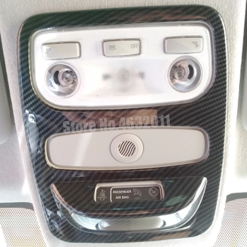 Для Renault Captur 2013- ABS углеродное волокно, автомобильная наклейка, передний светильник для чтения, лампа, накладка, капоты, автомобильные аксессуары, 1 шт