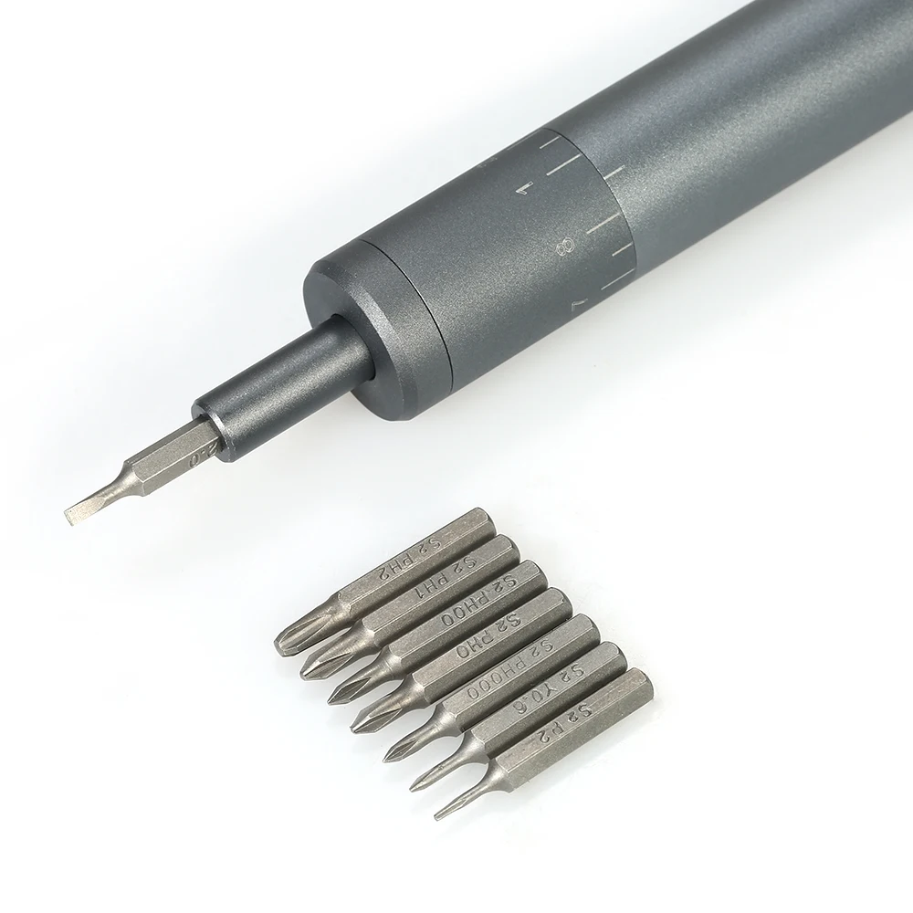 Набор миниатюрных электрических отверток с USB 8 шт. насадок регулируемая