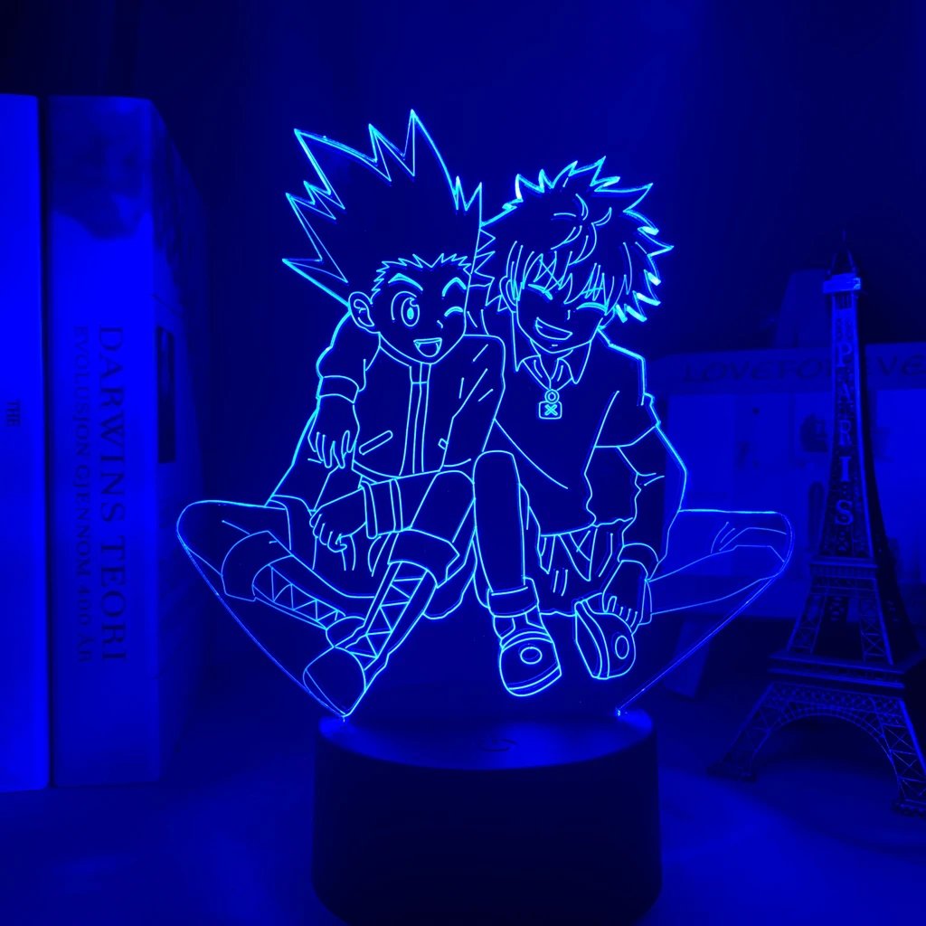 Hunter X Killua and Gon для спальни Декор Ночной светильник подарок на день рождения