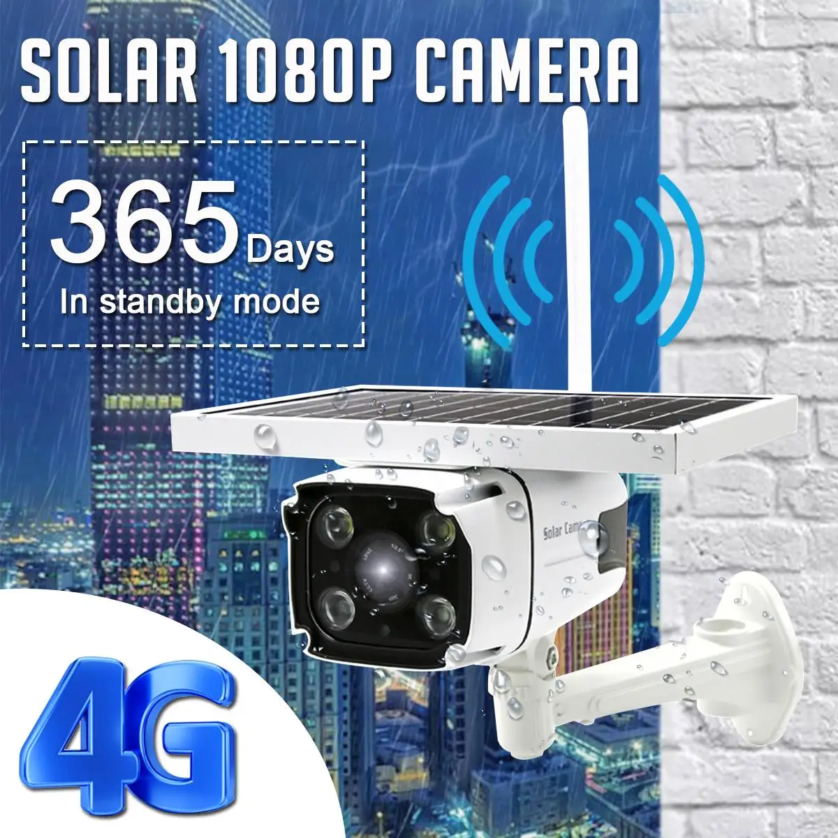 3G 4G SIM карта камера на солнечной батарее ip Wi Fi беспроводная 1080p низкий расход