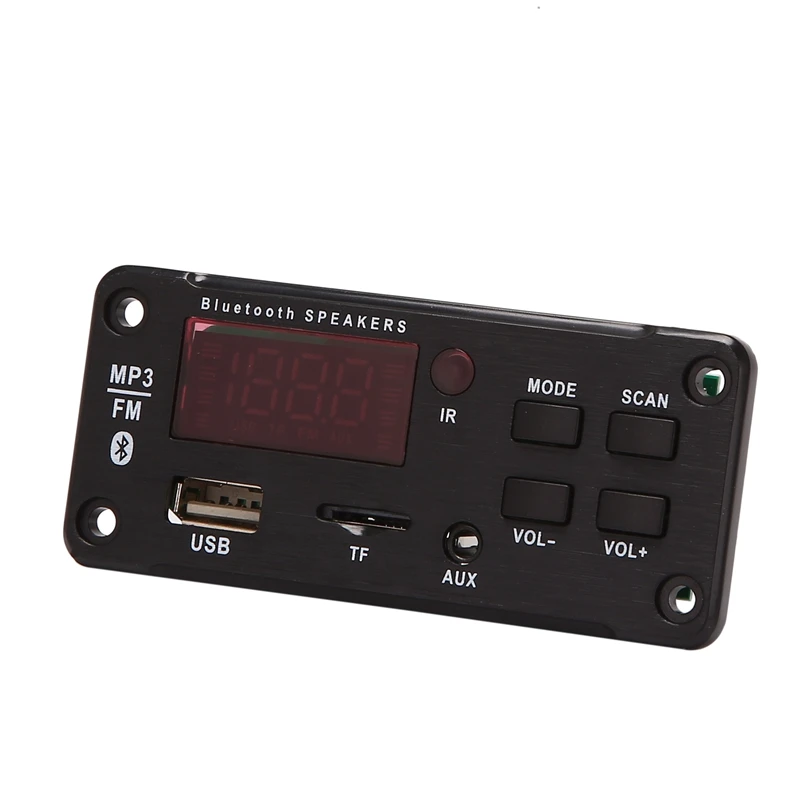 Плата MP3 декодера с усилителем мощности 2X25W Bluetooth 5 0 плата автомобильного аудио