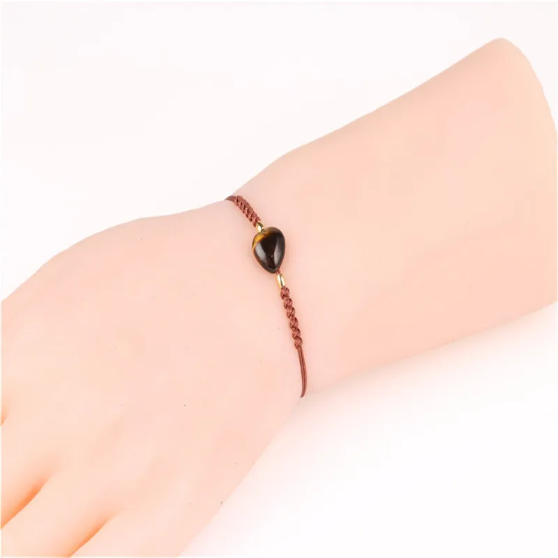 Sale1PC женский китайский узел сердце веревочная цепочка на удачу очаровательные