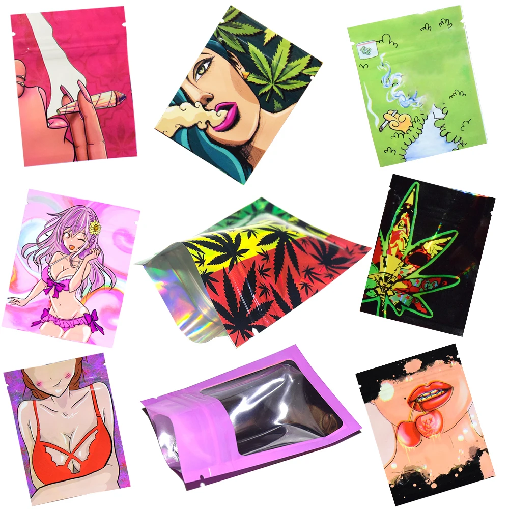 56 видов 7x10 см маленькие водонепроницаемые пакеты из алюминиевой фольги с