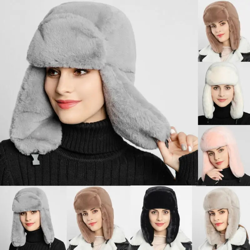 Новинка 2019 г. брендовая теплая русская Лыжная шапка унисекс в стиле Охотник