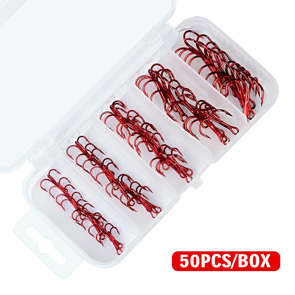 

Байтстардер! 50 шт./коробка, коробка для рыболовных снастей 2 #-10 шт. + 4 #-10 шт. + 6 #-10 шт. + 8 #-10 шт. + 10 #-10 шт., рыболовные крючки высокого качества крючки