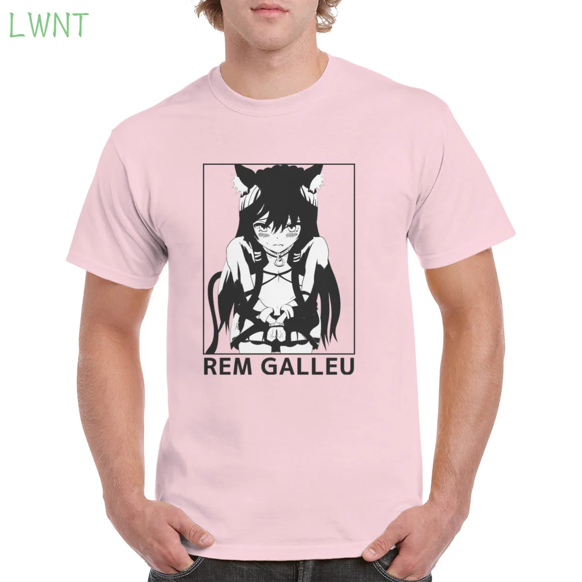 

100% Cotton How Not to Summon a Demon Lord Cutie Neko Tshirt Top Harajuku Aesthetic Tshirt Oversized clothes Female/Man