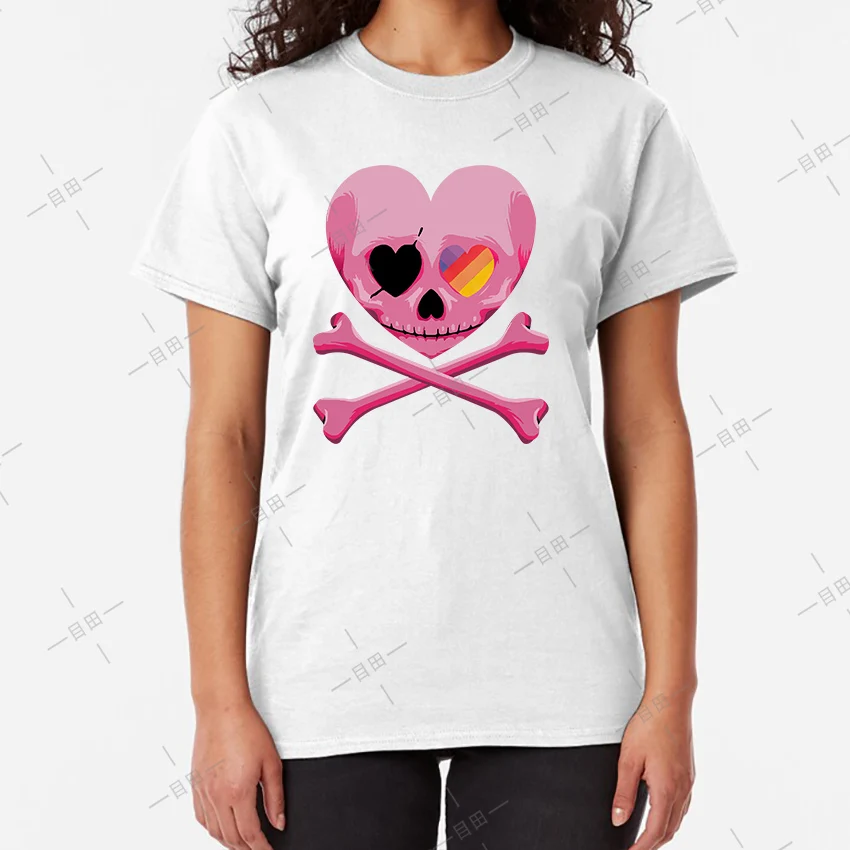 Ликээ футболка для приложения ликээ сердце череп рубашка 2019 крутая забавная с