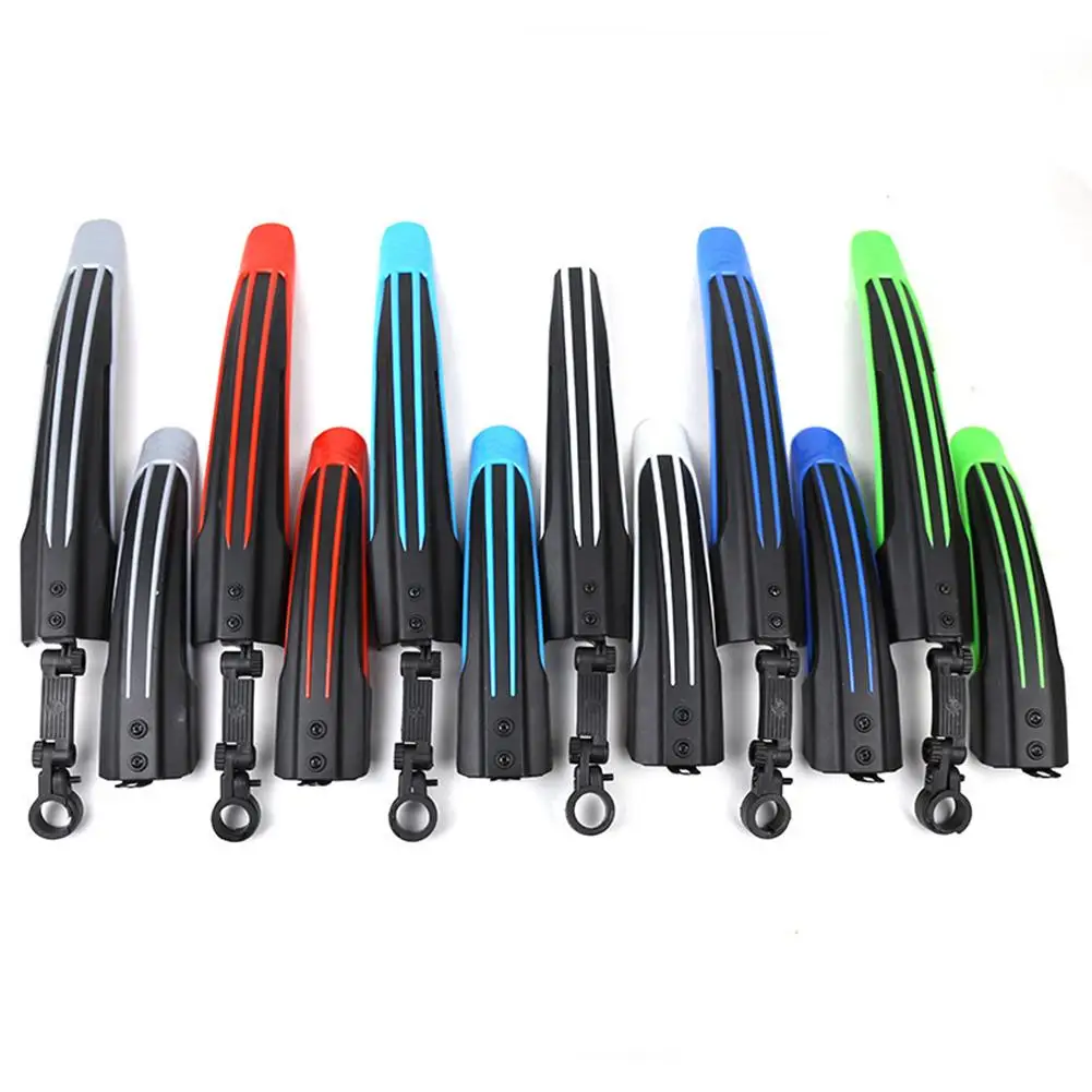 Велосипедный брызговик регулируемый быстросъемный передний и задний крылья для