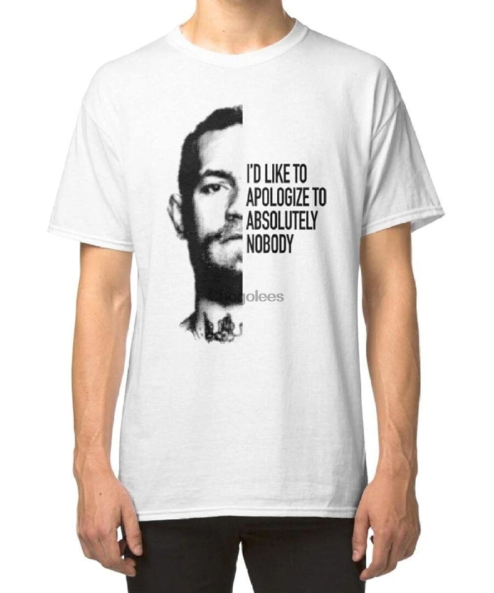 Conor McGregor извините за никто Классическая футболка унисекс женская толстовка с