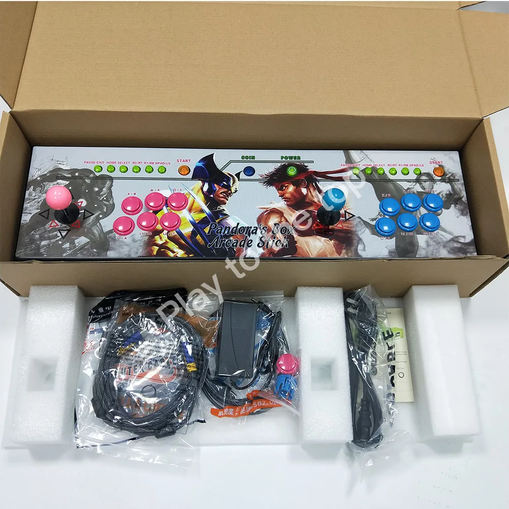 Игровая приставка Pandora Box 6 1300 в 1 2 игрока 16 ГБ/32 ГБ можно добавить игровой джойстик