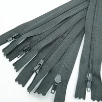 100 pcs lots black color nylon coil zippers tailor sewing tools 9 inch