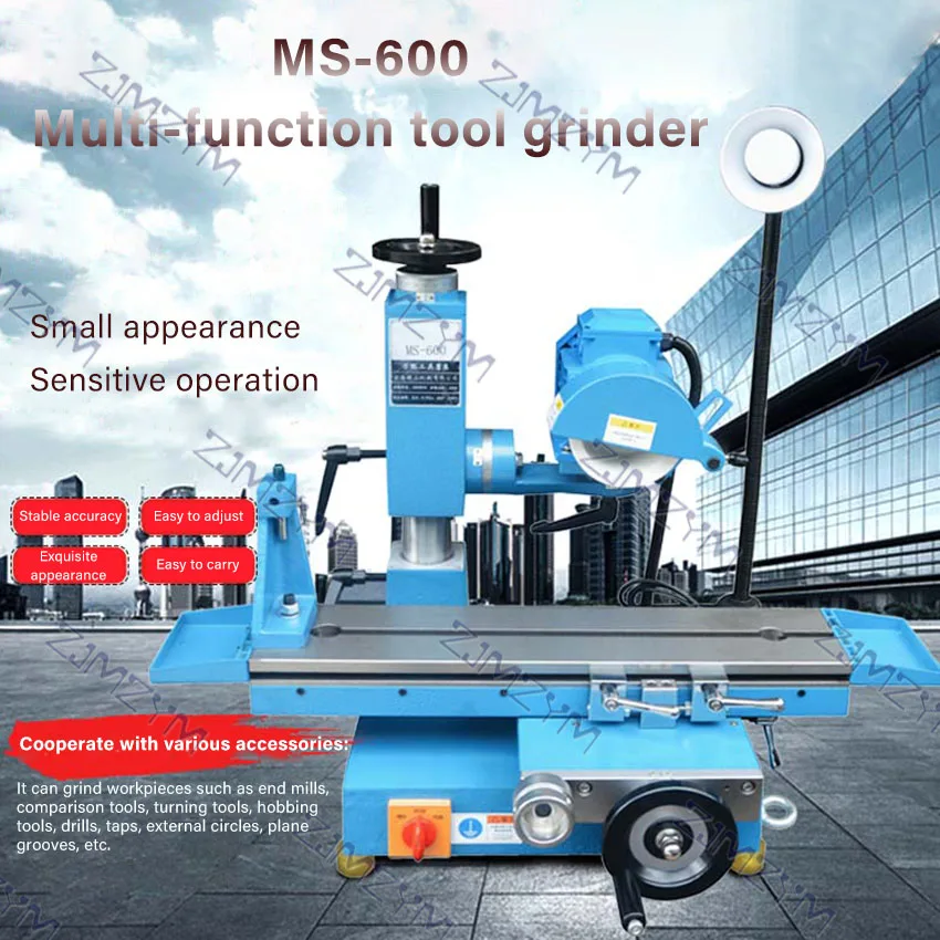 Universal Desktop Tool Grinding Machine 220V/380V 500W Small Surface Grinder Multi-functional Sharpener With Suction Cups | Инструменты