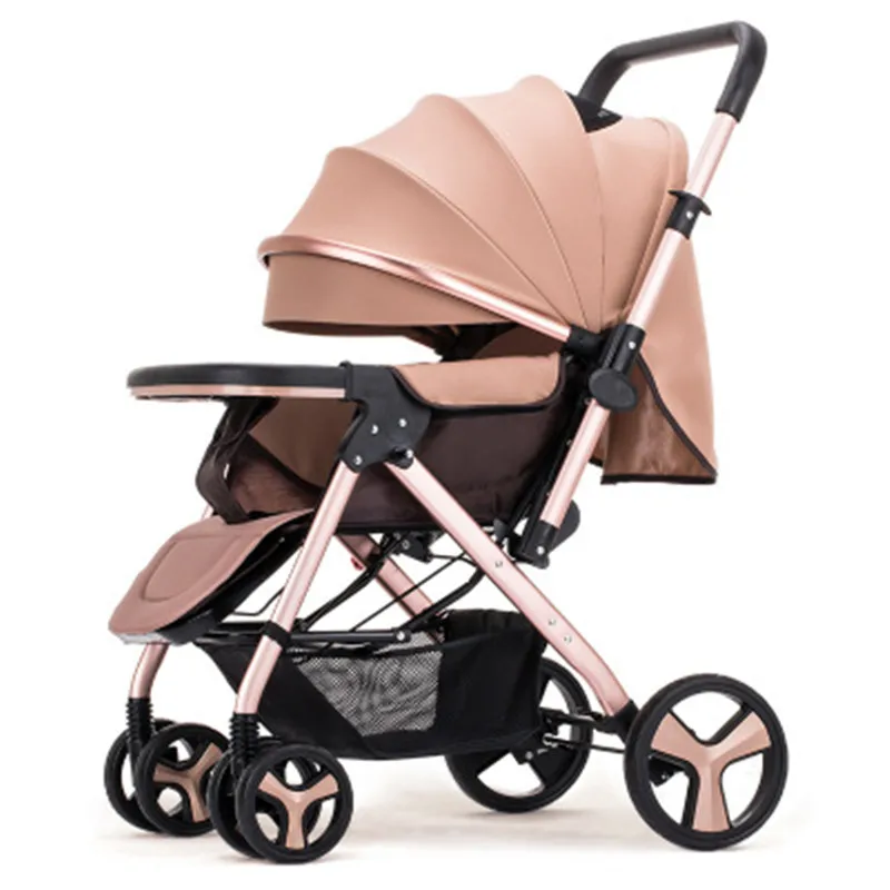 Foldable Travel Umbrella Baby Stroller Carriage Buggy Pushchair Pram Newborn Baby Trolley Universal Casters