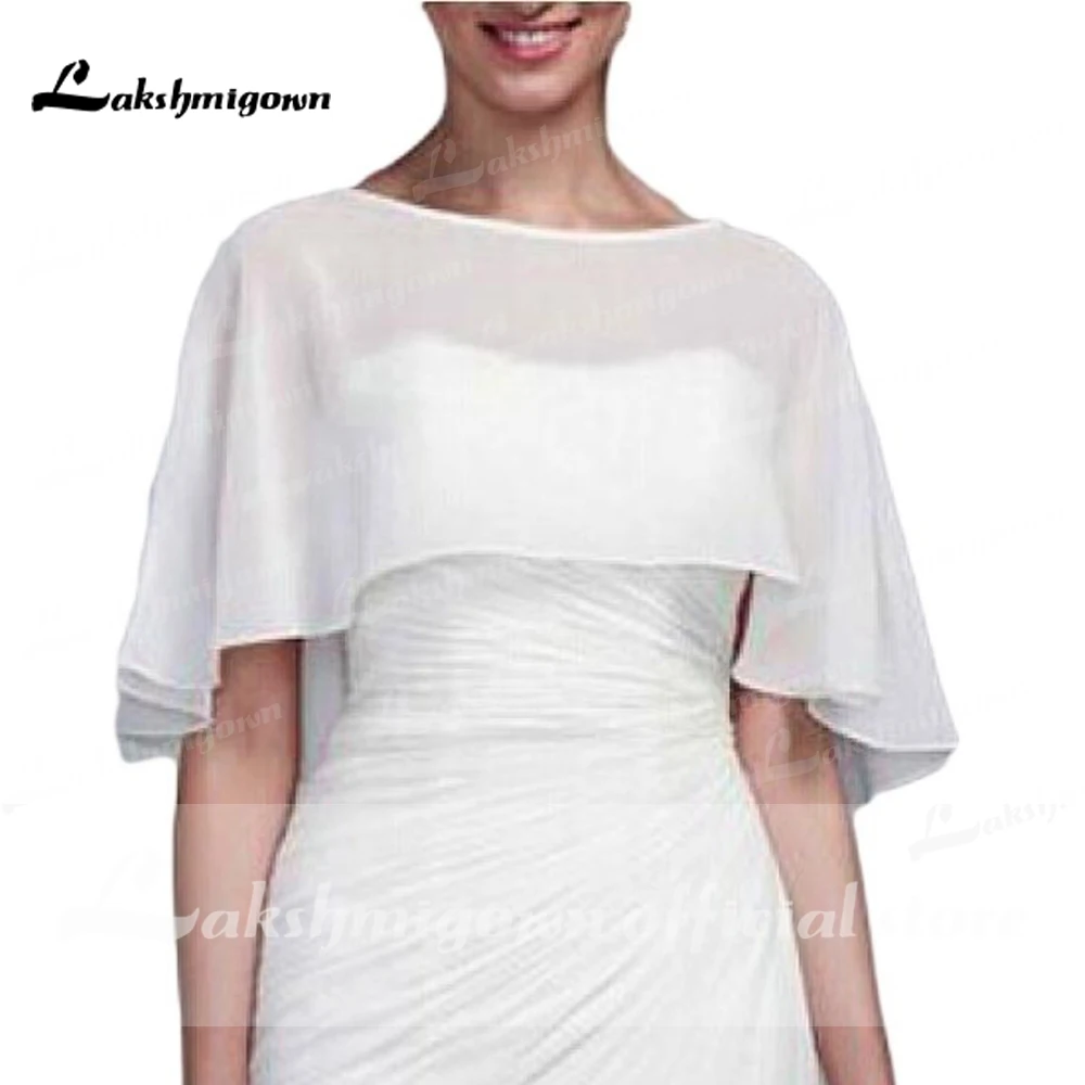 

Белая шифоновая шаль, свадебная накидка-болеро, свадебная накидка, дешевая Свадебная Женская официальная накидка-болеро, черная Свадебная ...