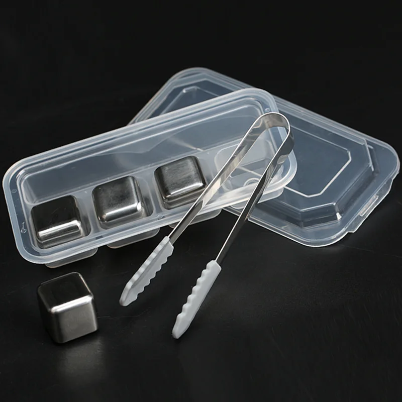 Многоразовый бар охладитель для виски из нержавеющей стали кубики льда пива и