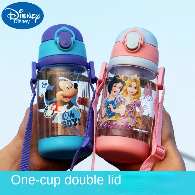 

Детская кружка для воды Disney «Холодное сердце», соломенная чашка для мальчиков и девочек, Человек-паук, Микки Маус, летняя