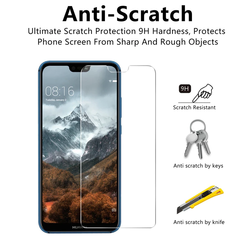 Phone Film for Huawei Nova Lite 2017 Nova 2 Plus Tempered Glass Protective Screen Protector Film for Huawei Nova 3 3i 3E 2S