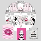 Модный Круглый фон для покупок для девочек и женщин, декор для вечеринки в честь Дня Рождения, розовый цилиндр, эластичный чехол