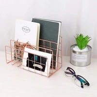 desktop mail organizer 3 slot metal wire mail sorter letter organizer for letters mails books postcards and more mail hold