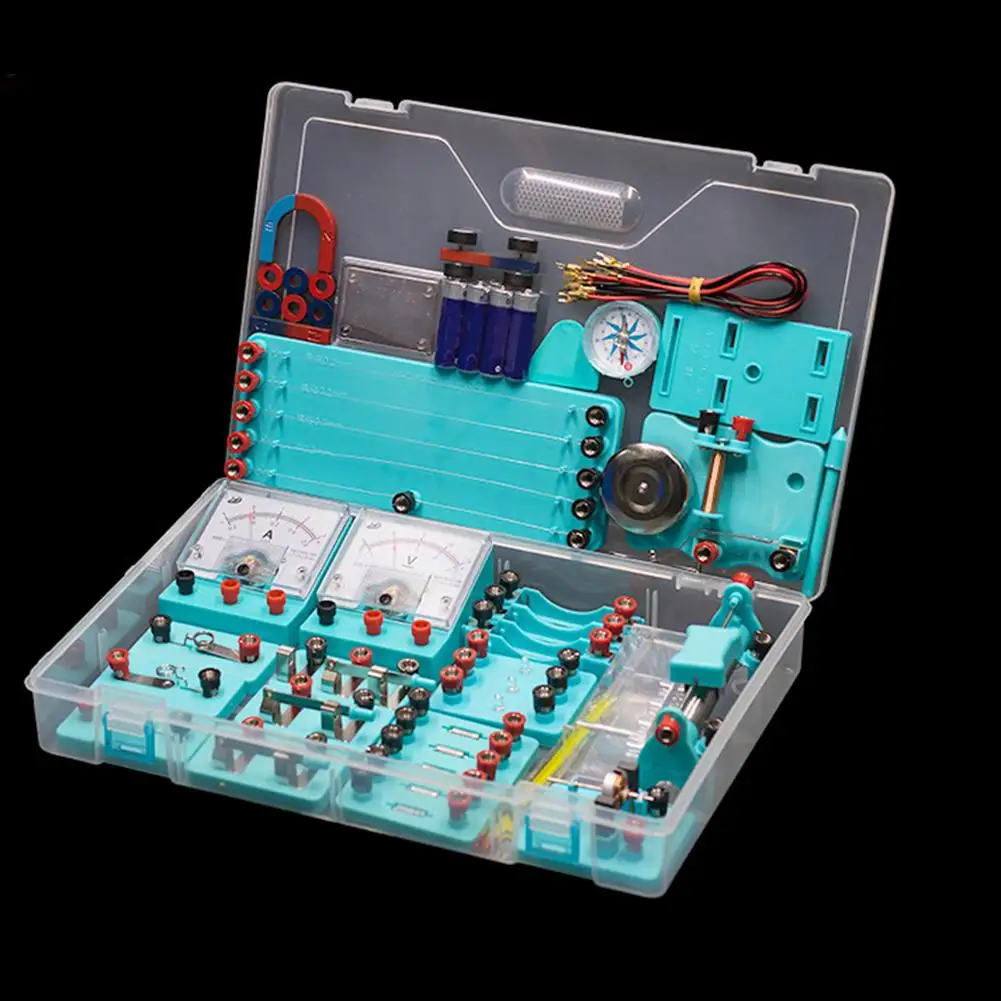 Learn basic electricity Physics magnetism experiments Labs Electricity Circuit Magnetism Experiment Kit for Junior High School | Игрушки и