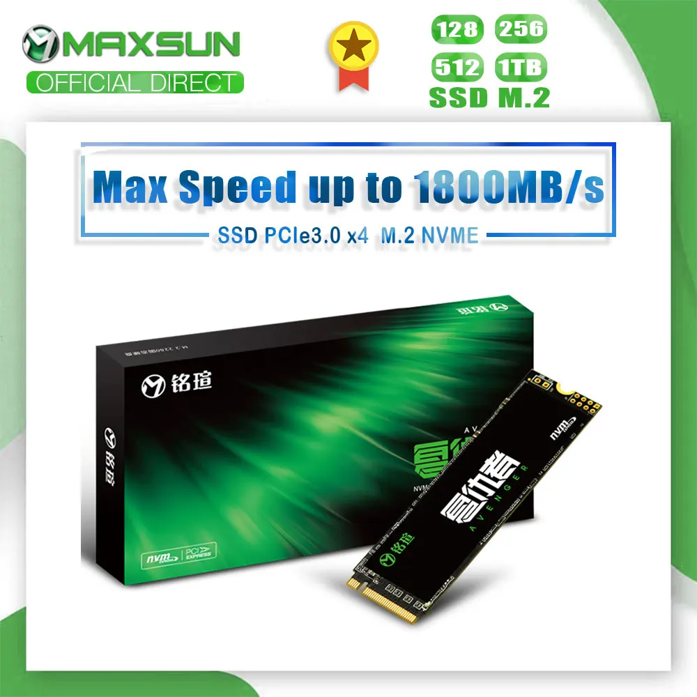 MAXSUN M.2 SSD 120 ГБ 256 512 1 ТБ 3D NAND флэш-накопитель Внутренний твердотельный диски Gen3 x 4 м.