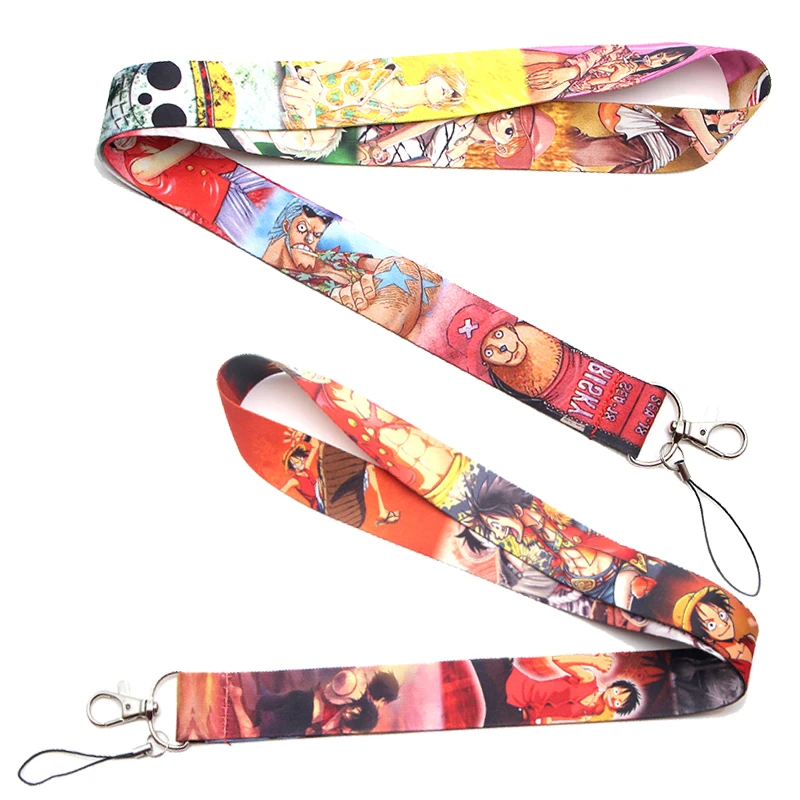 

Anime Lanyard Keychain Neckband Lanyard USB ID Card Badge Holder Mobile Belt Lanyard Mobile Phone Accessories