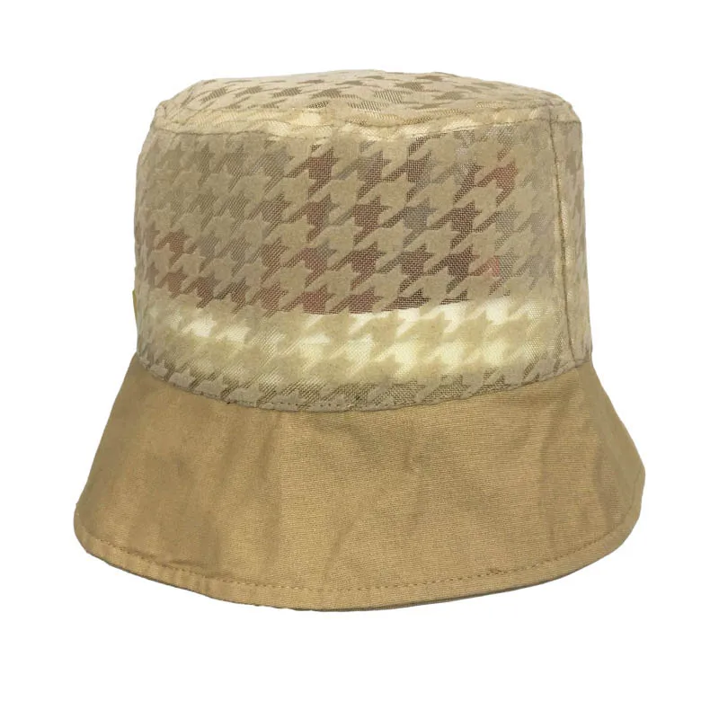 2021 Hat Summer New Women Washed Cotton Bucket Hats Fashion Patchwork Breathable Simplicity Sun Protection Basin Cap QDKPOTC