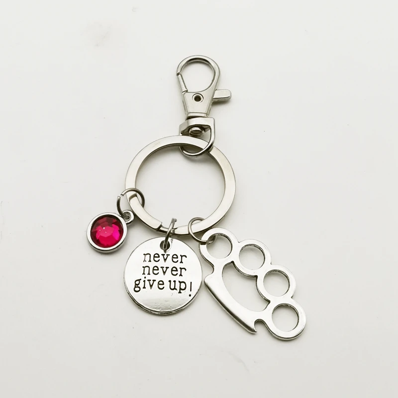 Новинка креативный девять цветов акриловый камень тигр брелок никогда не