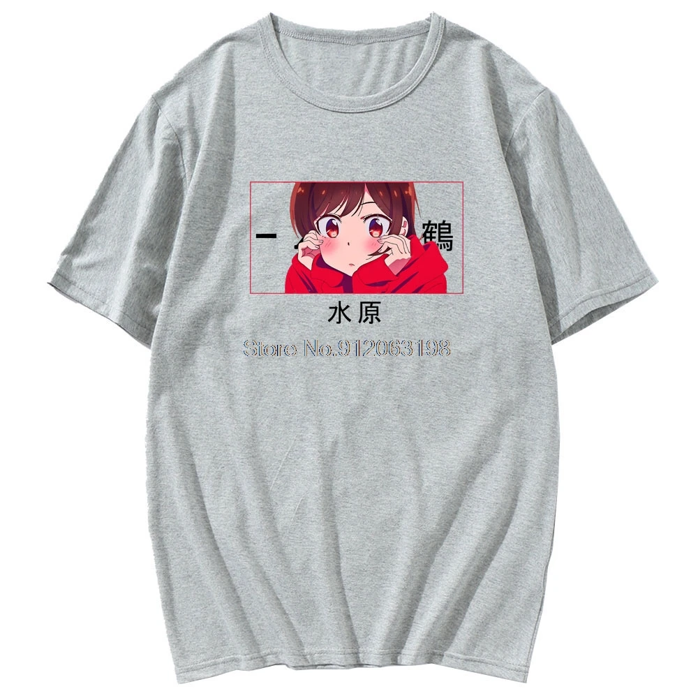 SOSHIRL футболка с рисунком Аренда девушки Топ унисекс аниме коротким рукавом